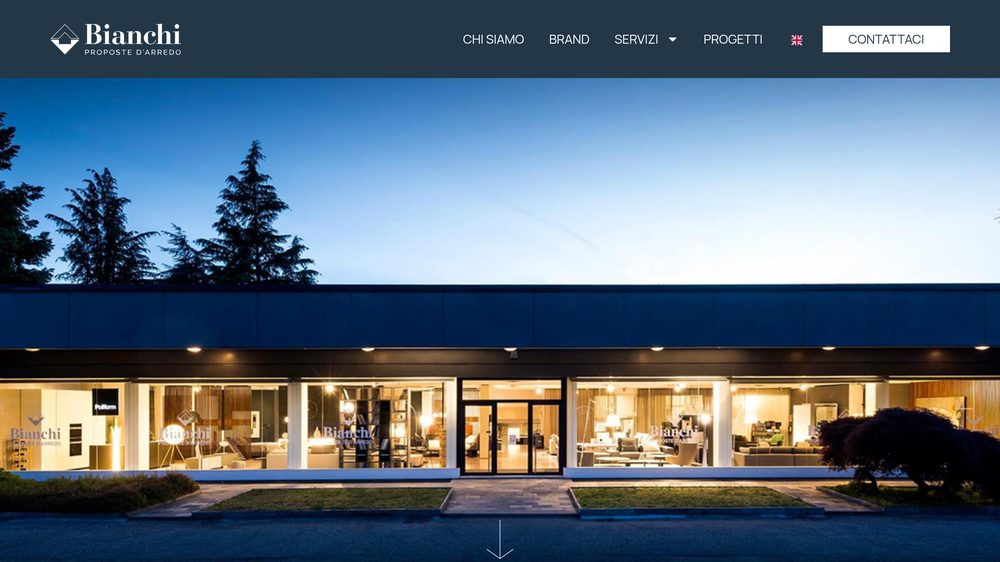 Sito web Bianchi Proposte d'Arredo realizzato da FlipUp
