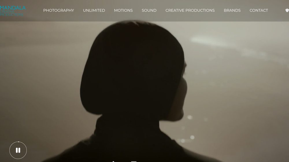 Sito web Mandala Creative Productions realizzato da FlipUp